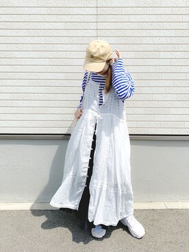 こうのりなさん(レディース・154cm)の春コーディネート