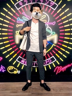 「GANZO（ガンゾ）のアイテム」を使った、🄲🄷🄸🄺🄰🅃🄰🄺🅄さん（レディース・154cm）の秋コーディネート