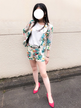 🄲🄷🄸🄺🄰🅃🄰🄺🅄さん（レディース・154cm）の夏コーディネート