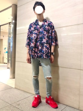 🄲🄷🄸🄺🄰🅃🄰🄺🅄さん（メンズ・174cm）の夏コーディネート