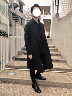 「KNOTT（ノット）のアイテム」を使った、🄲🄷🄸🄺🄰🅃🄰🄺🅄さん（メンズ・174cm）の冬コーディネート