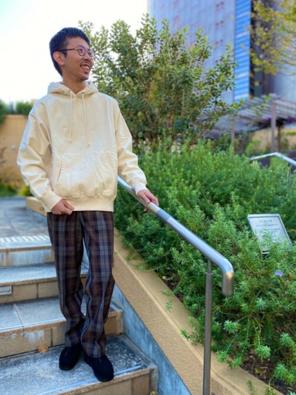 UNFIL（アンフィル）の「【unfil】ウールギャバジン チェック