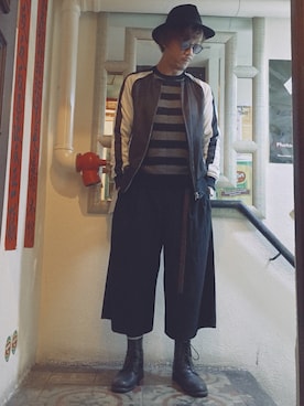 Ka Wai Liangさん（メンズ・170cm）の冬コーディネート