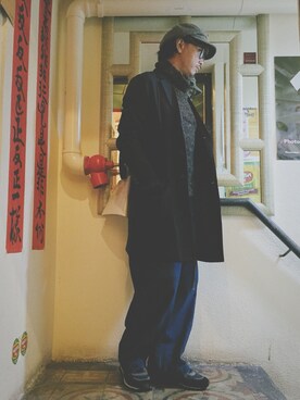 Ka Wai Liangさん(メンズ・170cm)の冬コーディネート