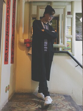 Ka Wai Liangさん（メンズ・170cm）の冬コーディネート