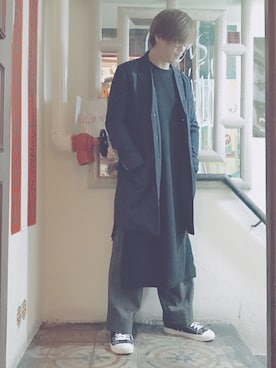 Ka Wai Liangさん（メンズ・170cm）の秋コーディネート