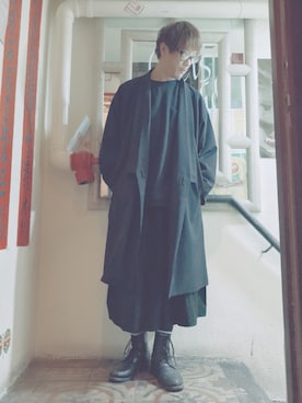 Ka Wai Liangさん（メンズ・170cm）の冬コーディネート