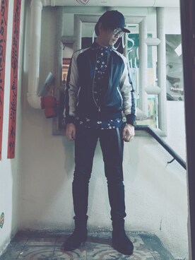 Ka Wai Liangさん（メンズ・170cm）の冬コーディネート