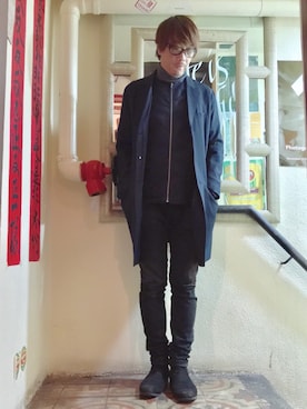 Ka Wai Liangさん（メンズ・170cm）の冬コーディネート