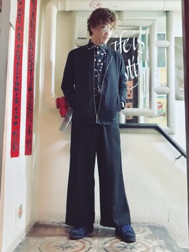 Ka Wai Liangさん（メンズ・170cm）の春コーディネート