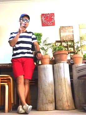 「CONVERSE（コンバース）のCONVERSE コンバース ジャック パーセル / JACK PURCEL（スニーカー）」を使った、n@🅾️kℹ︎さん（メンズ・178cm）の夏コーディネート