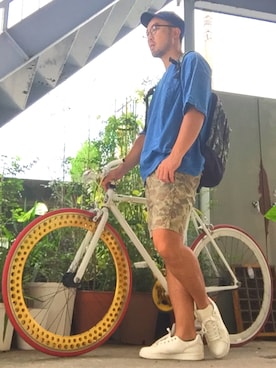 「BRONX（ブロンクス）のアイテム（帽子）」を使った、n@🅾️kℹ︎さん（メンズ・178cm）の秋コーディネート