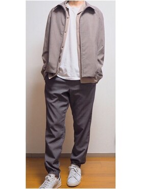 「スタンスミス」｜献帝さん（メンズ・171cm）の秋コーディネート