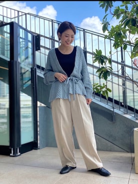 「RAG MACHINE（ラグマシーン）のアイテム（パンツ）」を使った、sonoyuriさん（レディース・163cm）の秋コーディネート