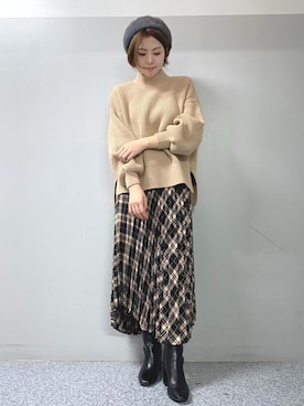 「Right-on（ライトオン）のアイテム（その他）」を使った、sonoyuriさん（レディース・163cm）の秋コーディネート