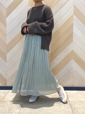 「タッセルローファー」｜makoさん（レディース・150cm）の秋コーディネート