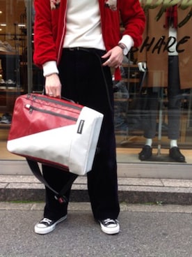 「HBNS（ハバノス）のアイテム（ジャケット/アウター）」を使った、hayatoさん（メンズ・176cm）の冬コーディネート