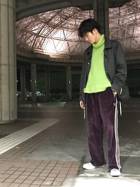 「JULIEN DAVID（ジュリエンデビッド）のアイテム」を使った、hayatoさん（メンズ・176cm）の冬コーディネート