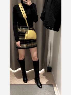 「EVRIS（エヴリス）のアイテム（その他アウター）」を使った、mayaさん（レディース・159cm）の冬コーディネート