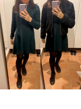「TWNROOM（ツインルーム）のアイテム」を使った、Youmiさん（レディース・153cm）の秋コーディネート