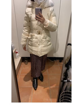 「MichaelKors」｜「アイテム（ワンピース/ドレス）」を使った、Youmiさん（レディース・153cm）の冬コーディネート