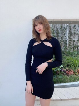 「envym_staff」｜「アイテム（ワンピース/ドレス）」を使った、MYUさん（レディース・165cm）の春コーディネート