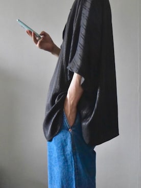 「superNova.（スーパーノヴァ）のアイテム（トップス）」を使った、うーさんさん（メンズ・166cm）の夏コーディネート