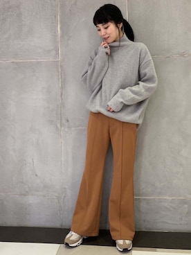 YUKA OWAKAさん（レディース・154cm）の冬コーディネート