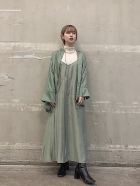 YUKA OWAKAさん（レディース・156cm）の冬コーディネート