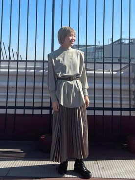 YUKA OWAKAさん(レディース・160cm)の冬コーディネート