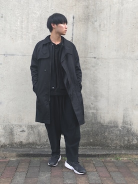 「STAMPD（スタンプド）のアイテム（ジャケット/アウター）」を使った、TOHさん（メンズ・170cm）の春コーディネート