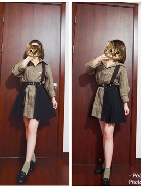 半醒半梦时さんのコーディネート