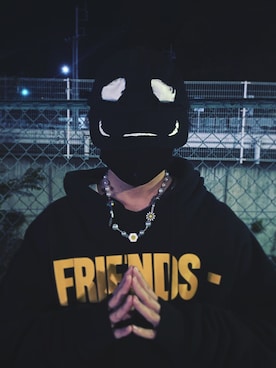 「VLONE（ヴィーロン）のアイテム」を使った、圧倒的身長足りないマンさん（メンズ・153cm）の秋コーディネート