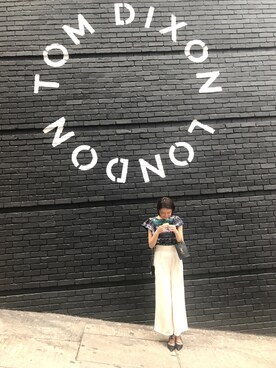 「KENZO」｜「アイテム（その他トップス）」を使った、Lynn Xiongさん（レディース・175cm）の春コーディネート