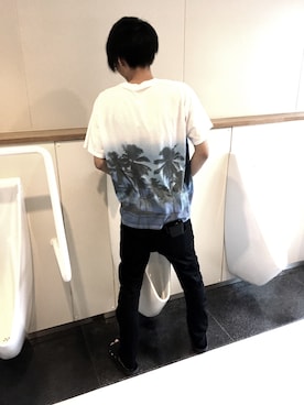 「トイレから失礼しやす」｜「アイテム（食器/キッチン）」を使った、sumikiさん（メンズ・162cm）の夏コーディネート
