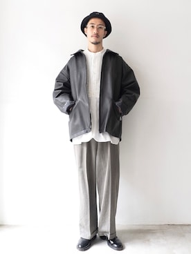 「UNITED ARROWS（ユナイテッドアローズ）のアイテム」を使った、m_hosokawaさん（メンズ・180cm）の冬コーディネート