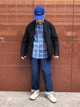 「Dickies（ディッキーズ）のアイテム（セットアップ）」を使った、早起き太郎さん（メンズ・175cm）の冬コーディネート