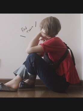 もりもり。さん（レディース・163cm）の春コーディネート