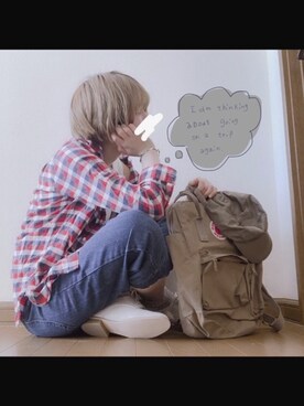 「OZOC（オゾック）のアイテム（キャップ）」を使った、もりもり。さん（レディース・163cm）の夏コーディネート