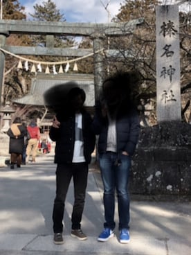 「TAKEO KIKUCHI（タケオキクチ）のアイテム（スウェット）」を使った、Yuki さん（メンズ・173cm）の冬コーディネート
