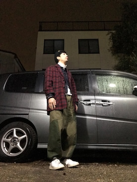 「PENDLETON（ペンドルトン）のアイテム（テーラードジャケット）」を使った、たろうさん（メンズ・166cm）の春コーディネート