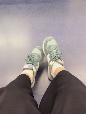 「New Balance」｜かめさん（レディース・164cm）の春コーディネート