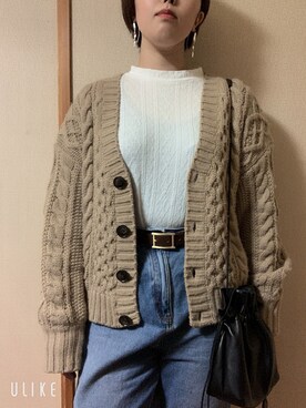 「TIMELESS&THREE（タイムレスアンドスリー）のアイテム」を使った、shinoさん（レディース・152cm）の秋コーディネート