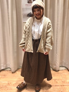 えりさん（レディース・150cm）の秋コーディネート