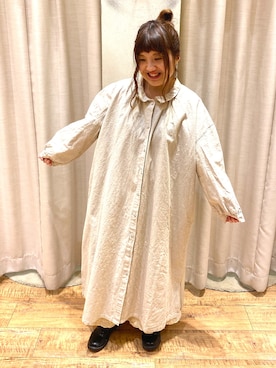 「おとなコーデ」｜「アイテム（その他アウター）」を使った、えりさん（レディース・150cm）の春コーディネート