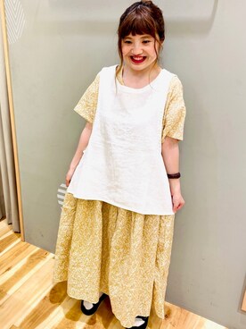 「おとなコーデ」｜「アイテム（その他アウター）」を使った、えりさん（レディース・150cm）の夏コーディネート