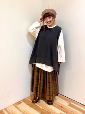 えりさん（レディース・150cm）の秋コーディネート