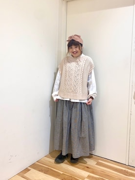 えりさん（レディース・150cm）の春コーディネート