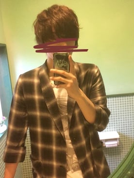 「JUN OKAMOTO（ジュンオカモト）のアイテム」を使った、ゆうさん（メンズ・182cm）の夏コーディネート