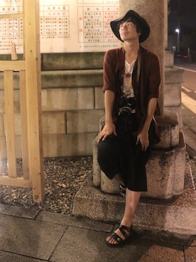 「JUN OKAMOTO（ジュンオカモト）のアイテム」を使った、ゆうさん（メンズ・182cm）の夏コーディネート